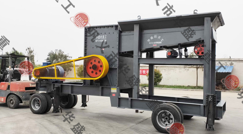 移動(dòng)對(duì)輥制砂機(jī)處理鵝卵石怎么樣？多少錢一臺(tái)？